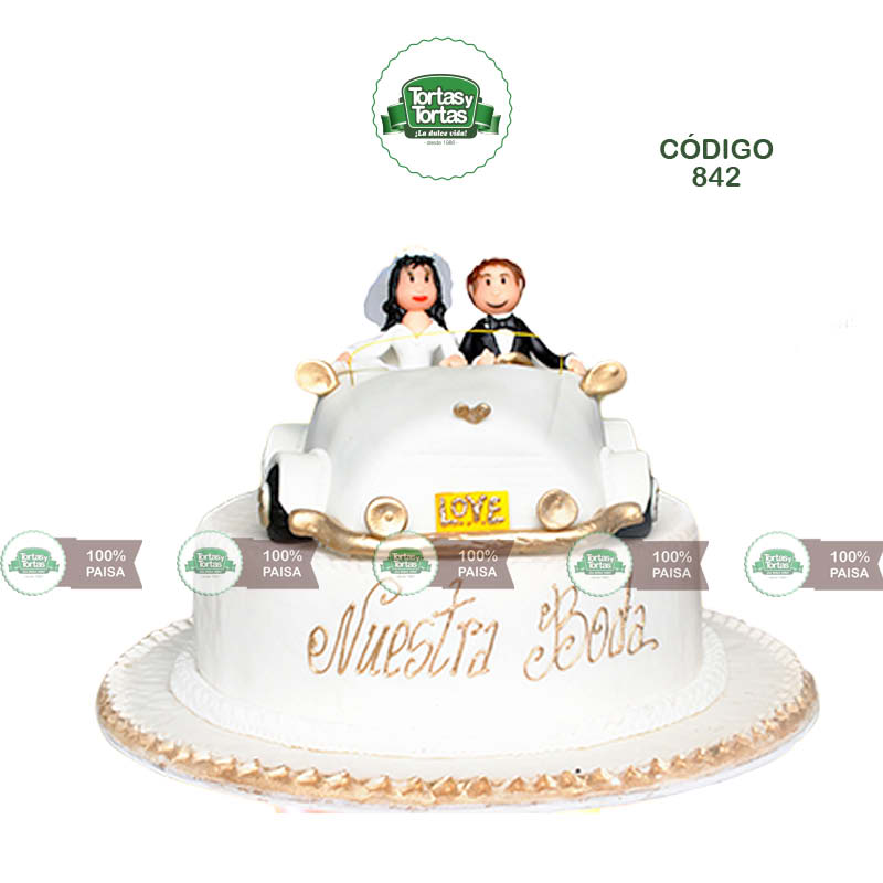 Torta-Matrimonio-Coche-1