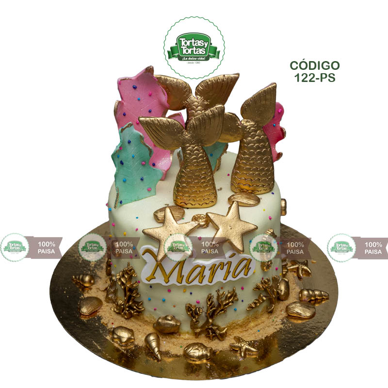 Torta personalizada sirena