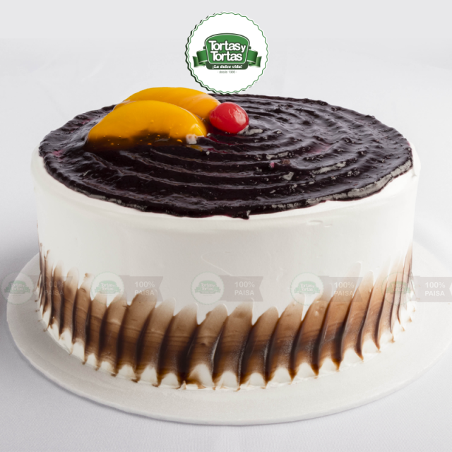 torta chocolate y fresa